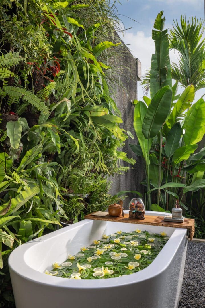 In with the new: 9 boutique hotels we can't wait to check into 28 43 Prestige Pool Villa Bathtub setup scaled 1 scaled