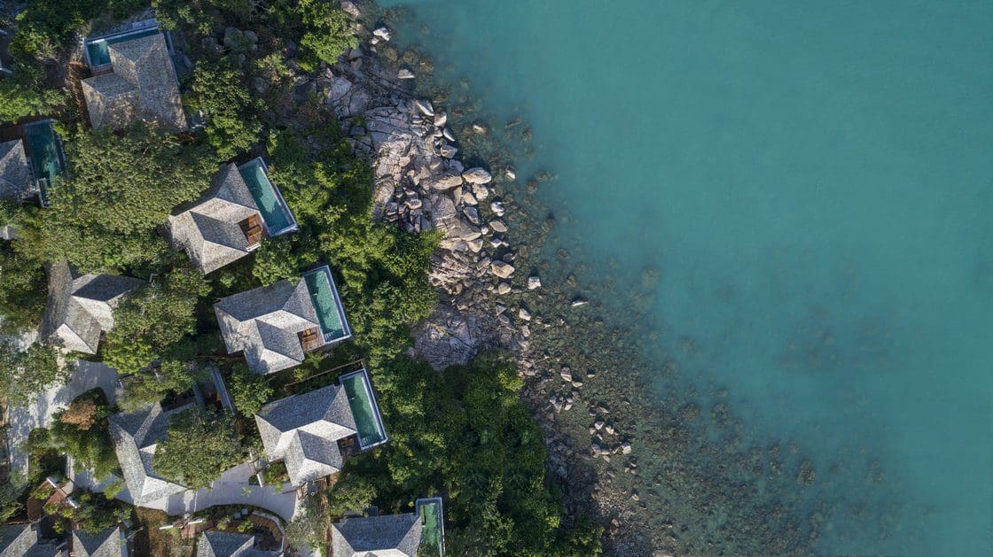The most beautiful beachfront hotels in Thailand 11 Cape Fahn Hotel Ocean View Pool Villa01