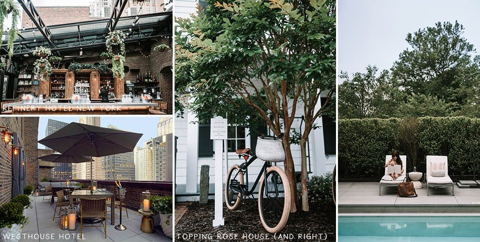 The Big Apple - and some little surprises 3 NYC Hotels Collage