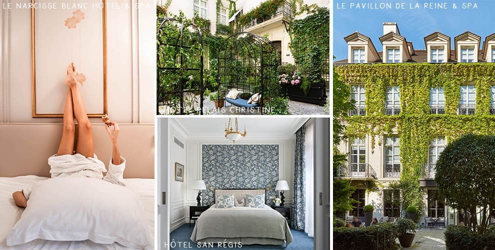 Paris Hotels Collage