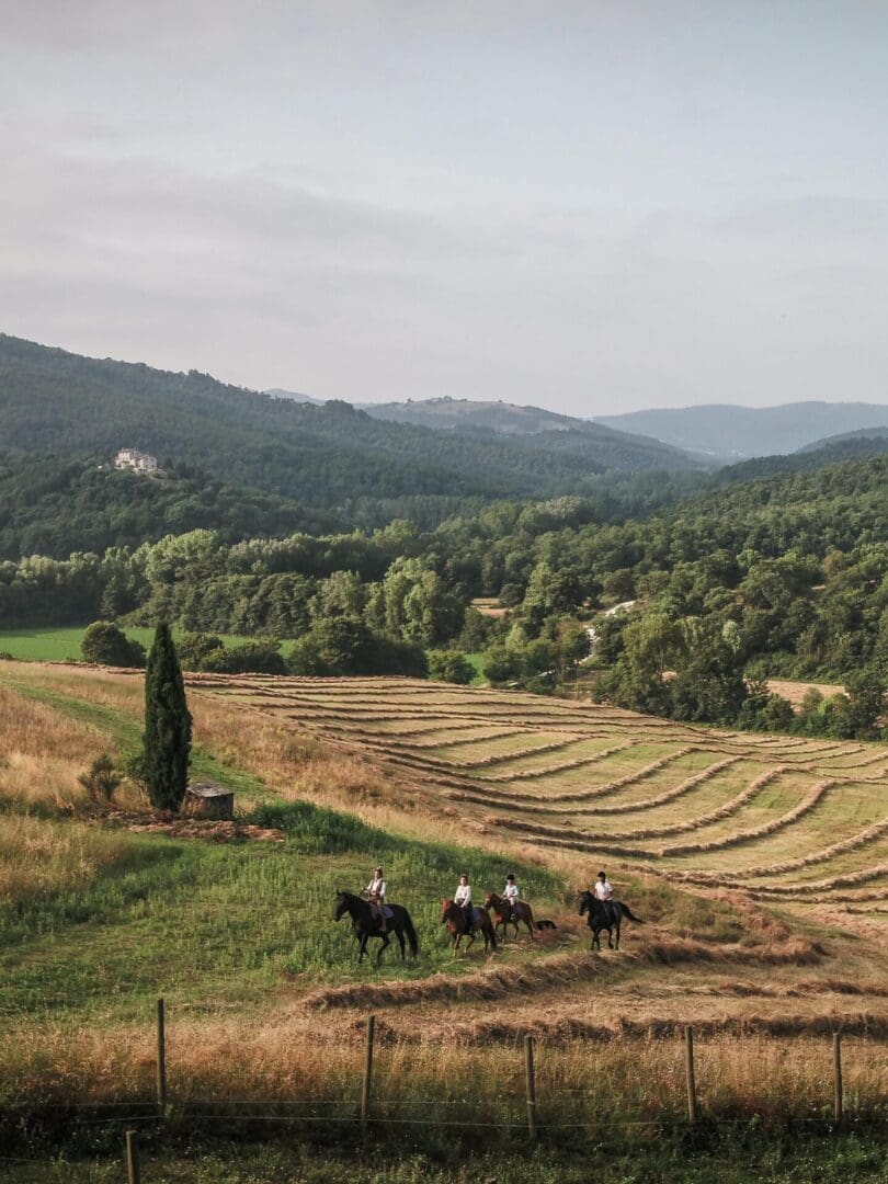 An Umbrian Renaissance: inside Italy's ultimate castle-turned-country retreat 9 Reschio Riding portrait scaled 1 scaled